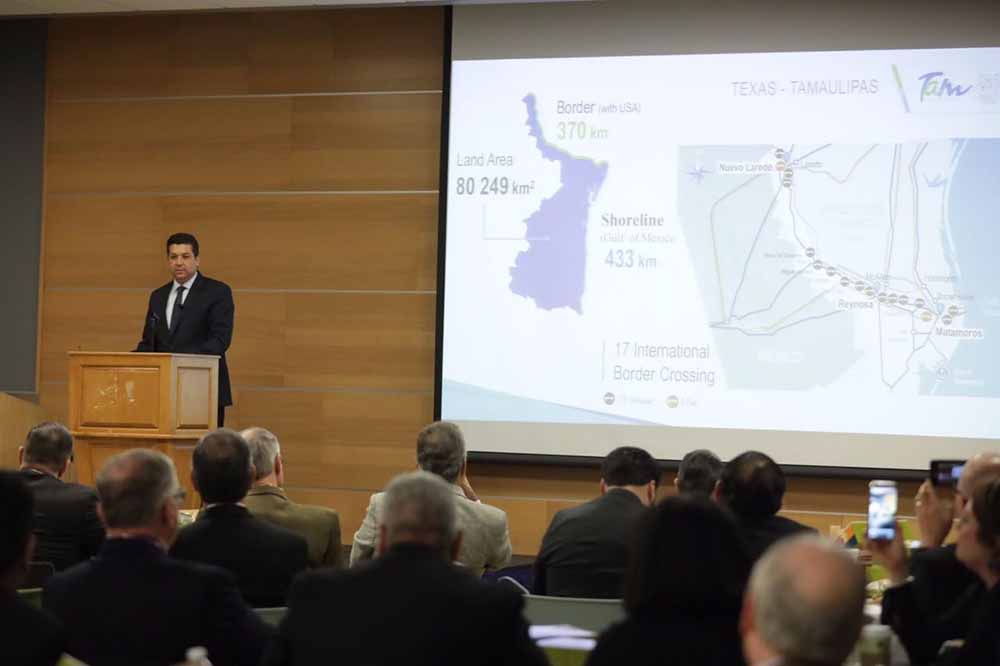 Destaca gobernador potencial de Texas y Tamaulipas