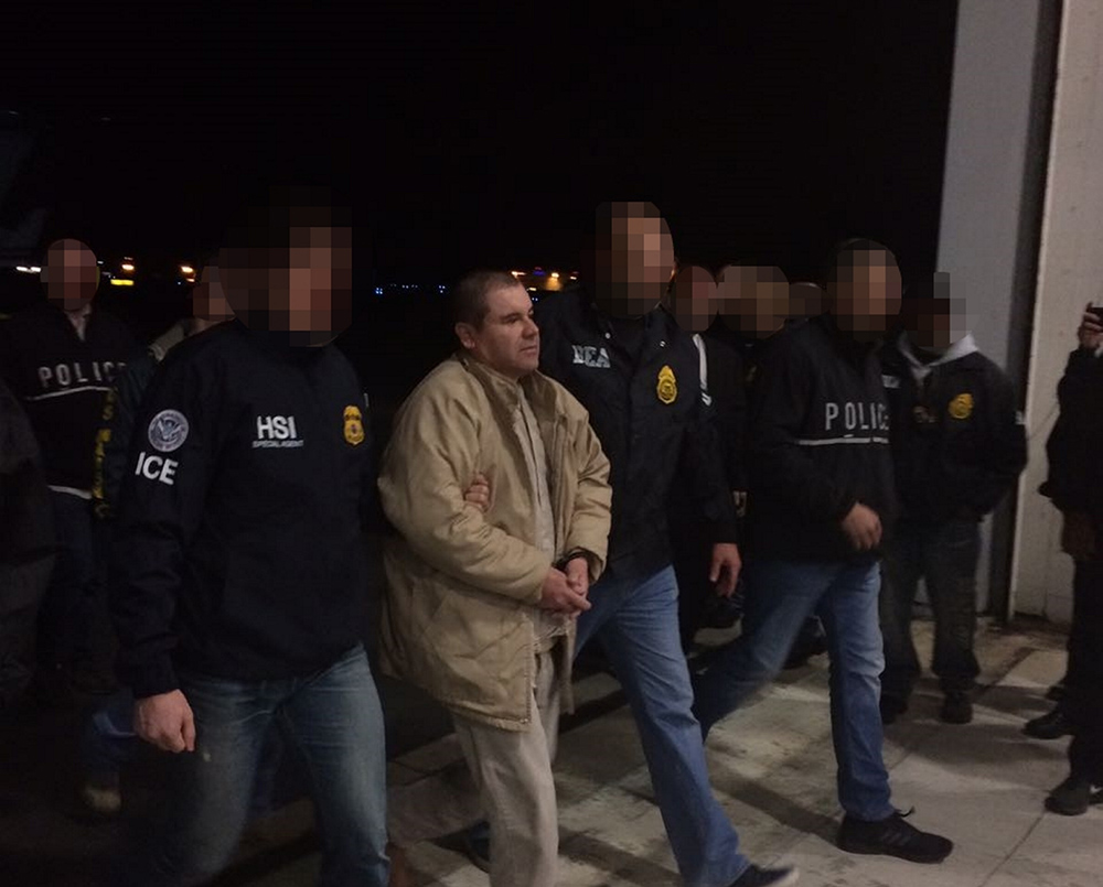 Fiscales estadunidenses presentan cargos contra “El Chapo” Guzmán