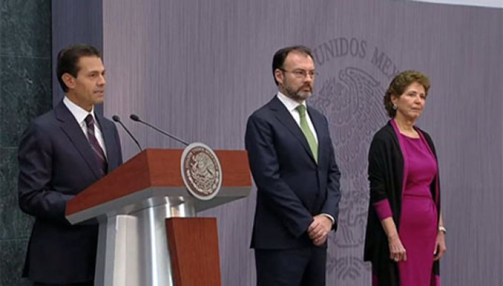 Luis Videgaray nuevo secretario de Relaciones Exteriores de México