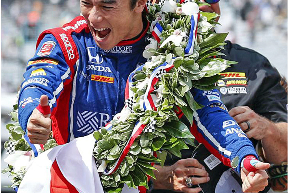 Takuma Sato, el primer japonés en ganar las 500 millas de Indianapolis