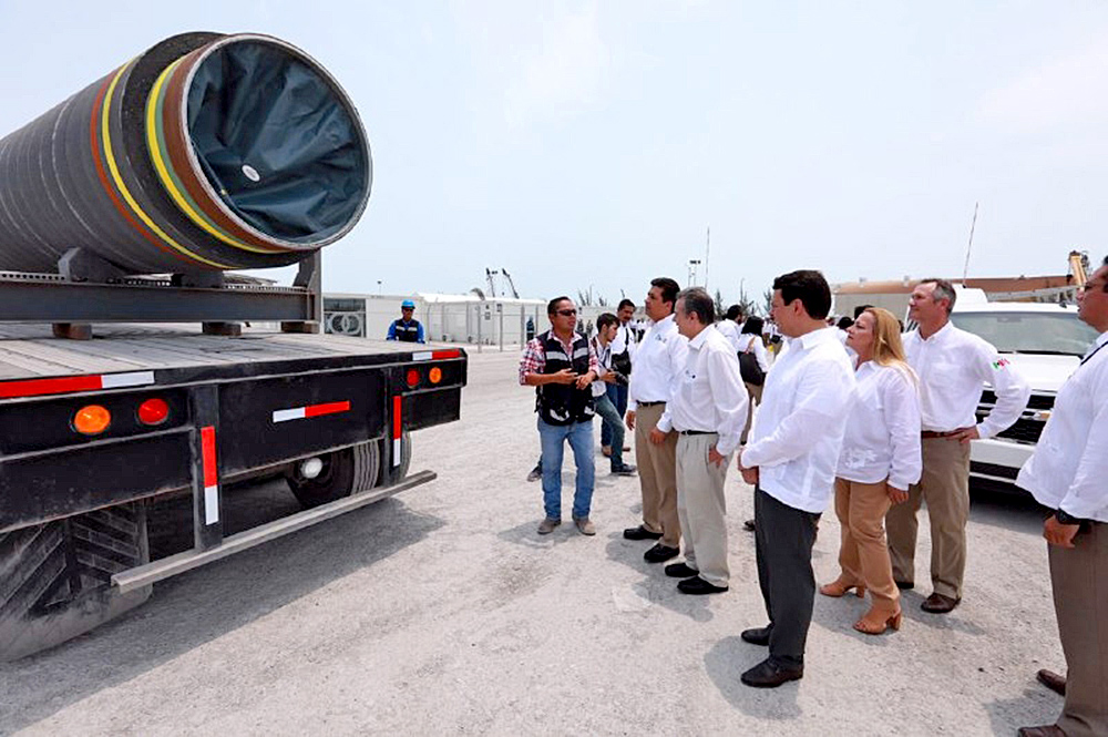 Inician construcción de gasoducto de Nueces- Brownsville a Tuxpan