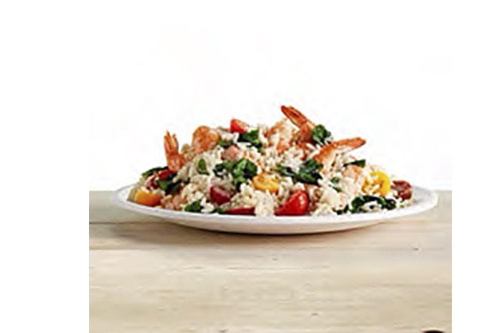 Risotto de camarones al ajo