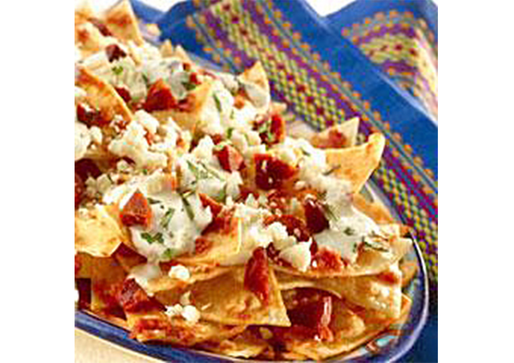 Chilaquiles con chipotle