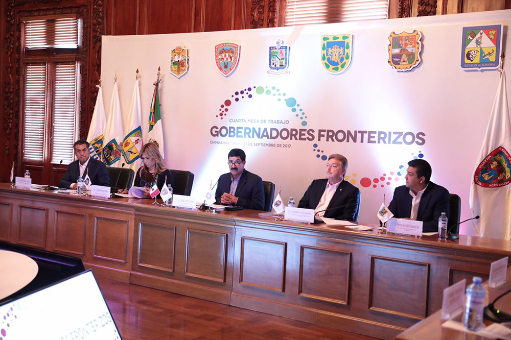 Pide Mesa de Gobernadores Fronterizos de México recursos para su región