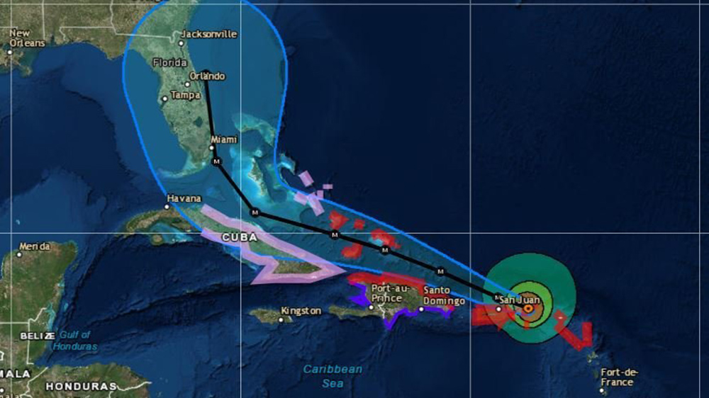 Irma continúa con su paso demoledor por el Caribe hacia Florida
