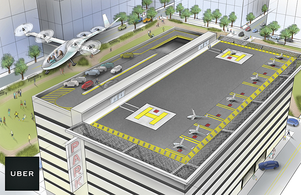 Se espera que los autos voladores estén surcando los cielos de los Ángeles para el 2020 