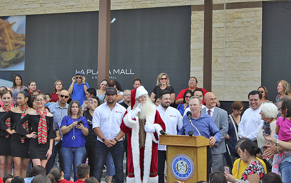 Llega Santa Claus a McAllen