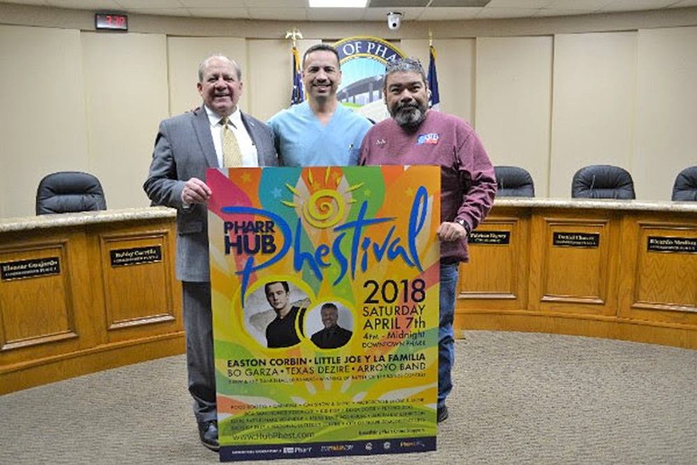 La ciudad de Pharr anuncia programa musical y artista estelar de HubPhest