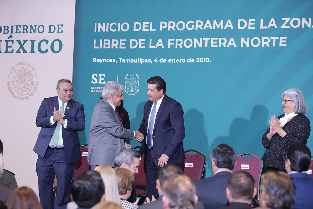 Presidente y Gobernador dan inicio a Programa de Zona Libre