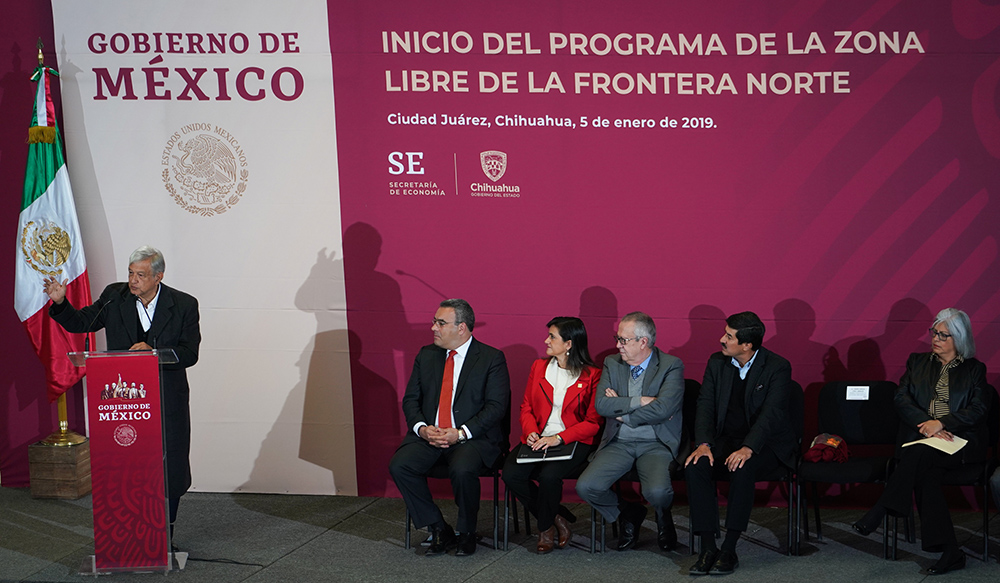 Programa Zona Libre de Frontera Norte permitirá incentivos fiscales