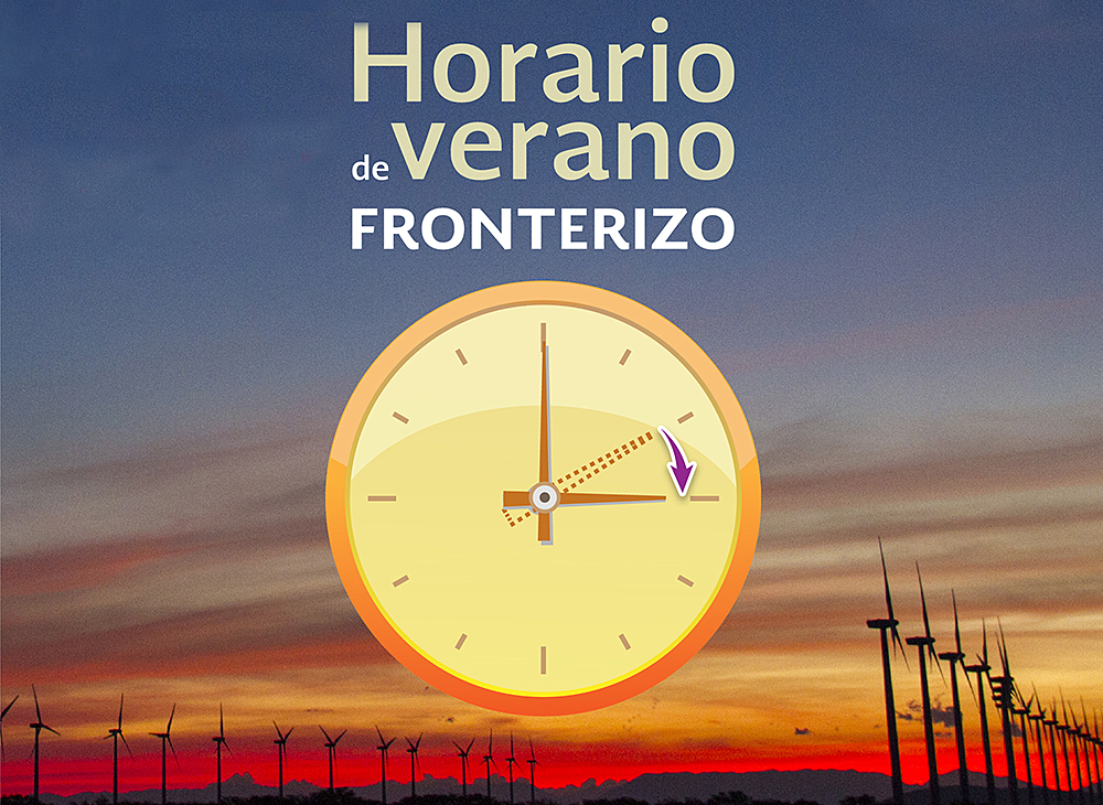 En vigor horario de verano en municipios fronterizos del norte de México