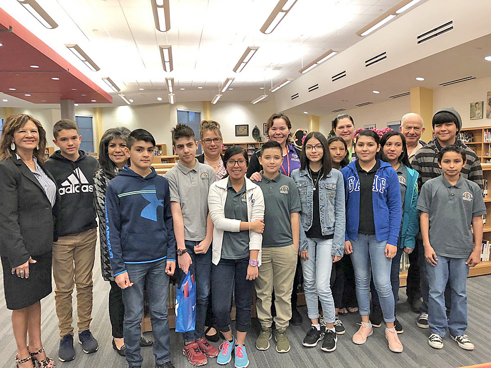 Estudiantes de escuela intermedia de PSJA ISD ganan concurso nacional de escritura de cartas