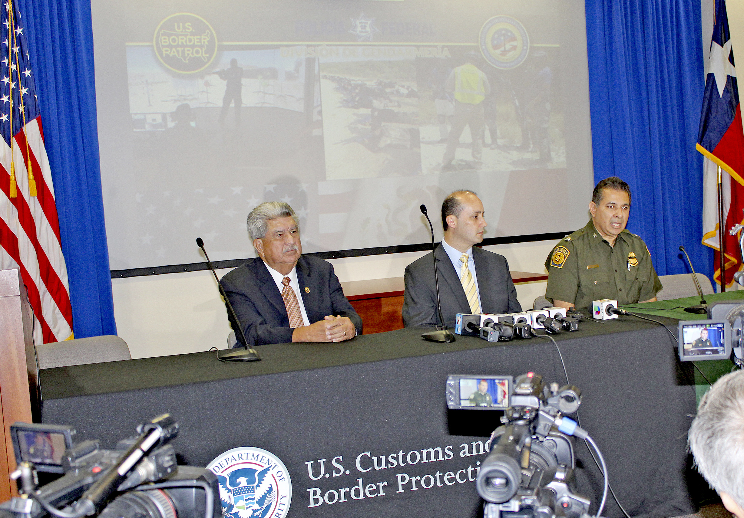 Coordinación policiaca de Texas y México