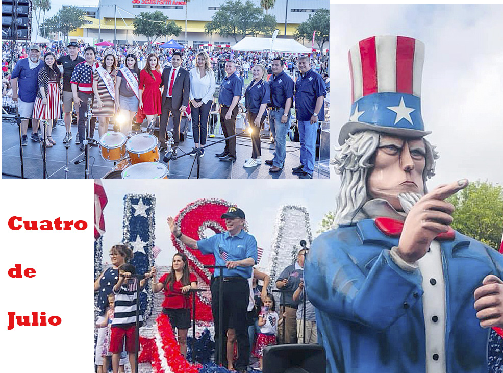 McAllen e Hidalgo, celebraron con júbilo el 4 de Julio