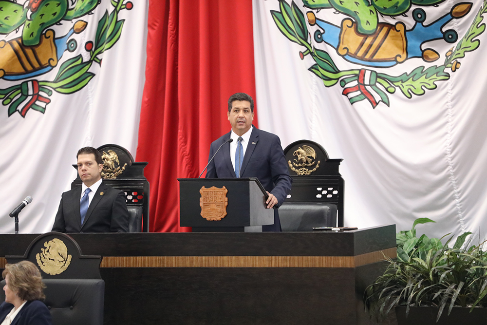 Rindió gobernador de  Tamaulipas su Tercer Informe de Gobierno