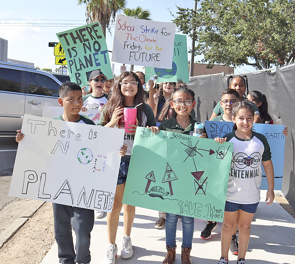 Estudiantes de PSJA ISD se unen a evento “Global Climate”