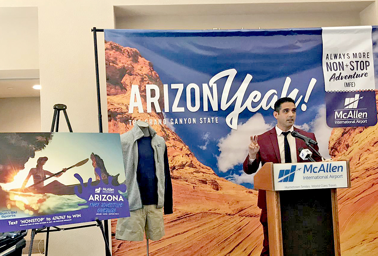 Aeropuerto internacional de McAllen da la bienvenida a Allegiant, servicio sin escalas a Phoenix