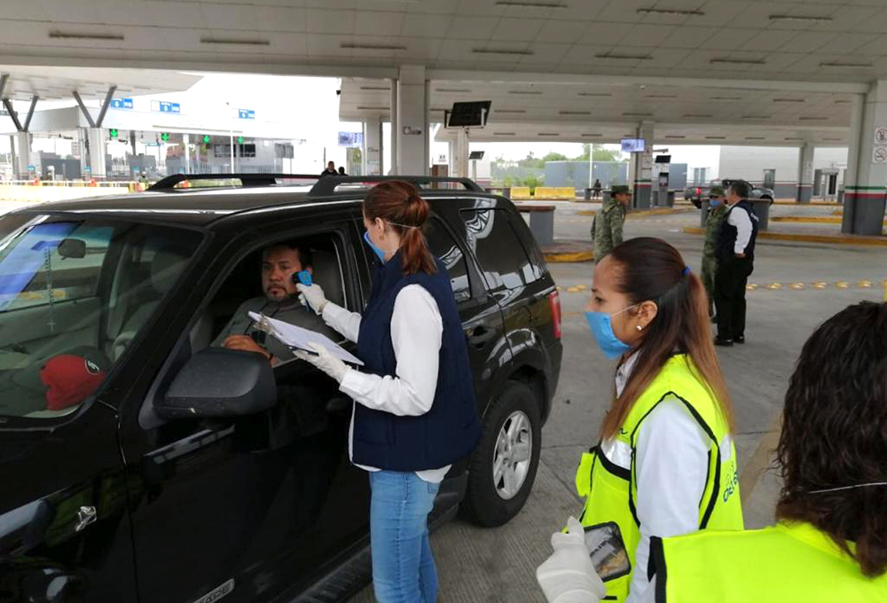 Instala Gobierno de Tamaulipas filtros en cruces internacionales