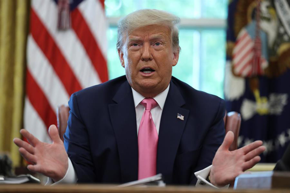 Trump aprueba declaración de emergencia en Texas por paso de huracán Hanna