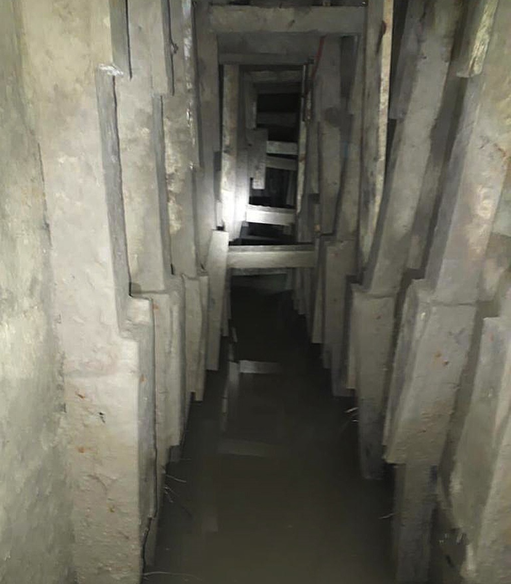 Hallan tunel entre México y Estados Unidos construido bajo el Río Bravo