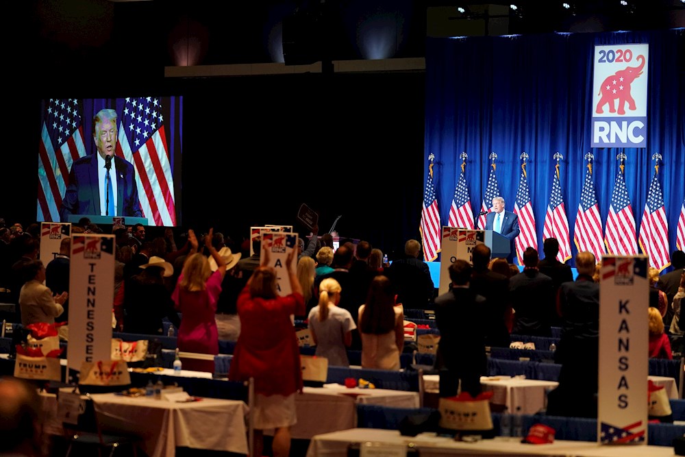 Los republicanos confirman la nominación de Trump a los comicios de noviembre
