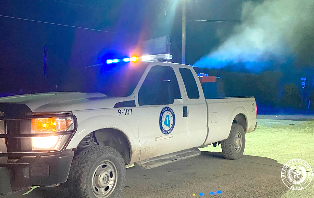 Condado Hidalgo realiza fumigaciones contra intensa plaga de mosquitos