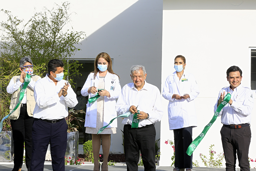 Pide gobernador tamaulipeco a López Obrador conclusión de dos hospitales