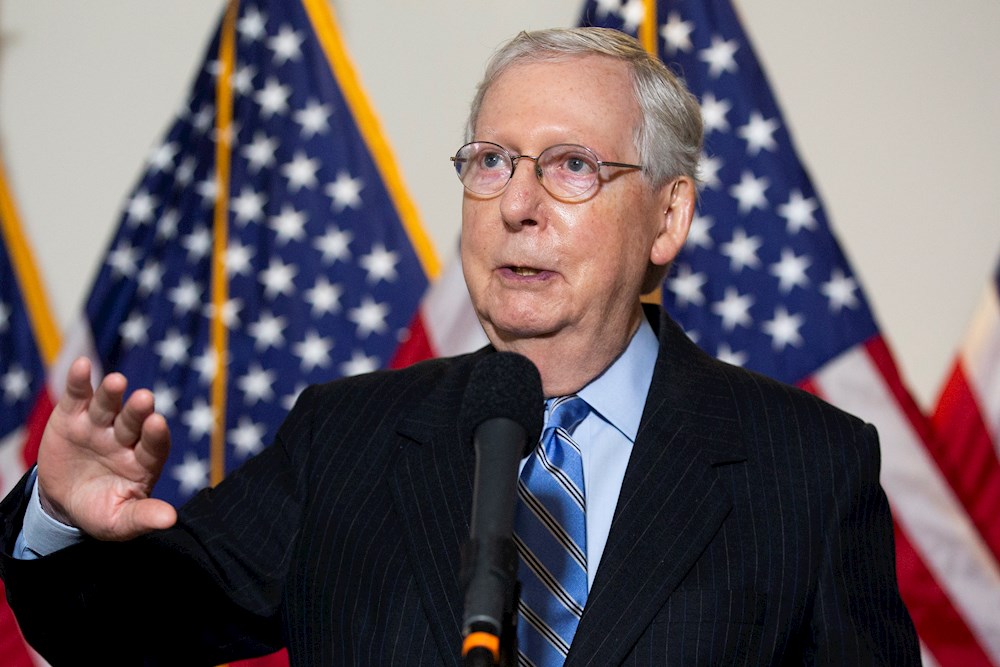 McConnell: voten por Trump para que nadie dicte “cuantas hamburguesas comer”