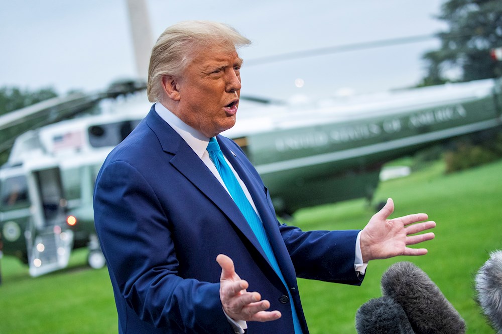 Trump pide a Biden que se haga un test de drogas antes del debate del martes