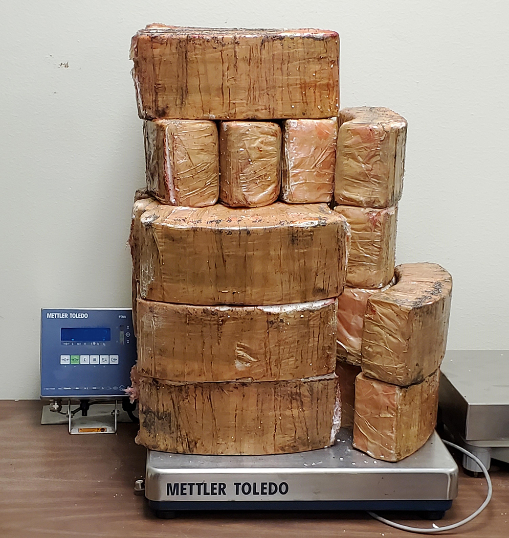 Frustran contrabando de metanfetamina  de $2.5 Millones en Hidalgo