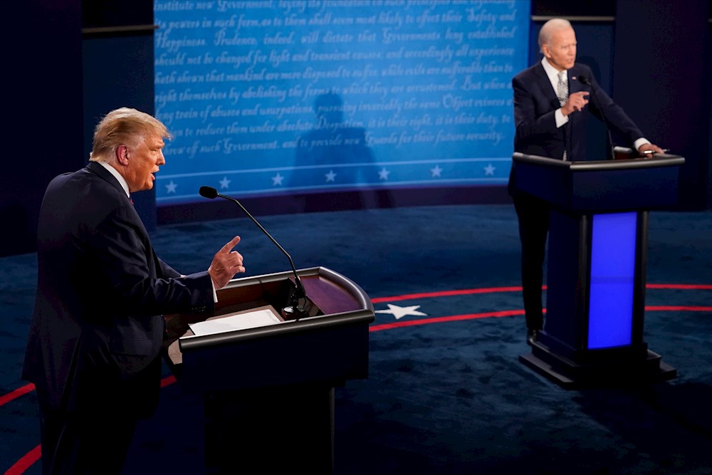 Trump llama “socialista” a Biden y éste le tacha de “mentiroso” en el debate