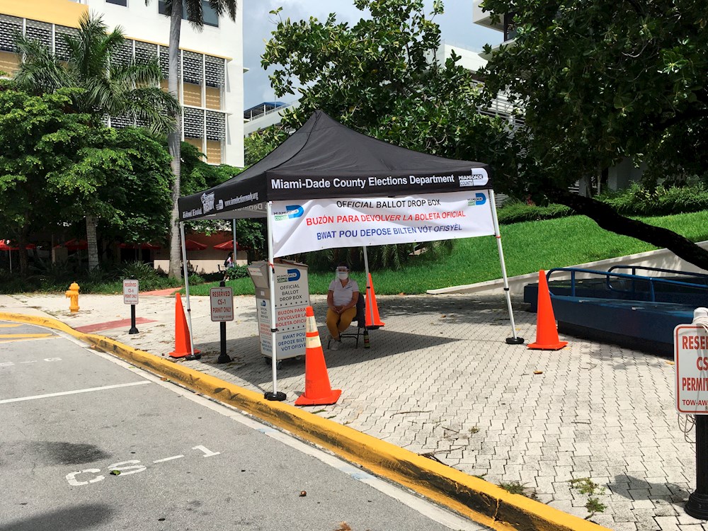 Solicitudes de voto por correo en Florida muestran delantera demócrata