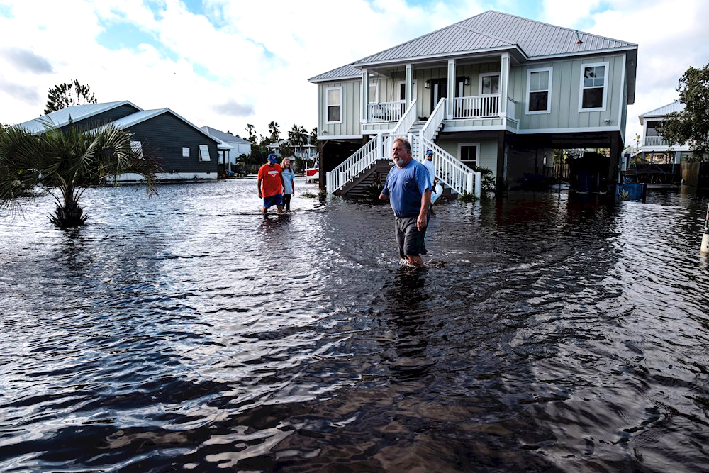 Un muerto y causa inundaciones en el sudeste de Estados Unidos deja Sally