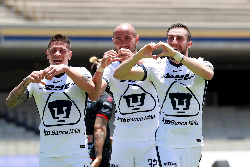 Los Pumas acaban con racha del Santos y saltan al liderato del Apertura