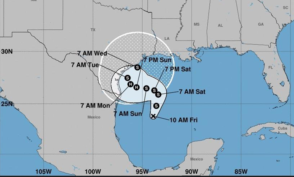 Teddy llega a categoría 4 y Veintidós será tormenta en el Golfo de México