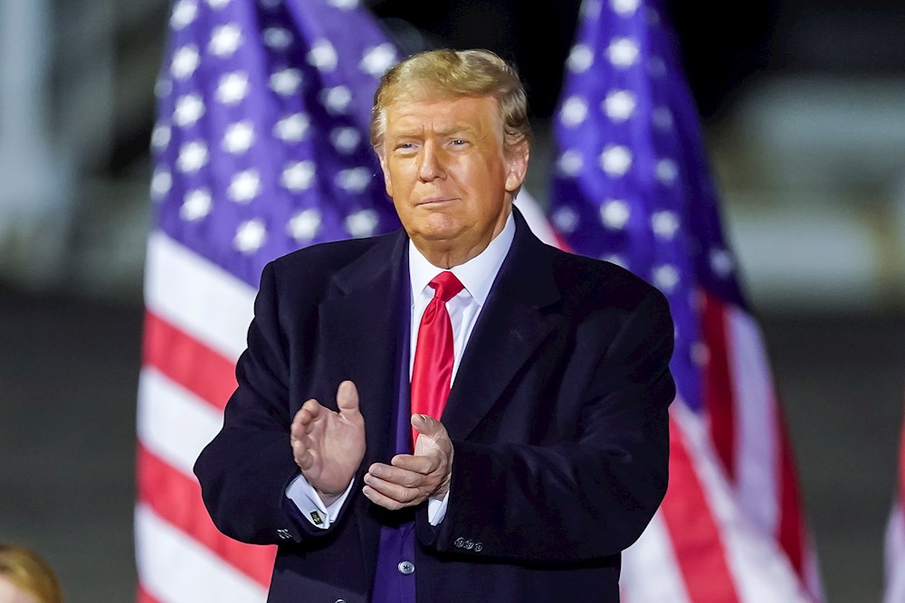 Trump pasará la noche electoral en Washington, probablemente en Casa Blanca