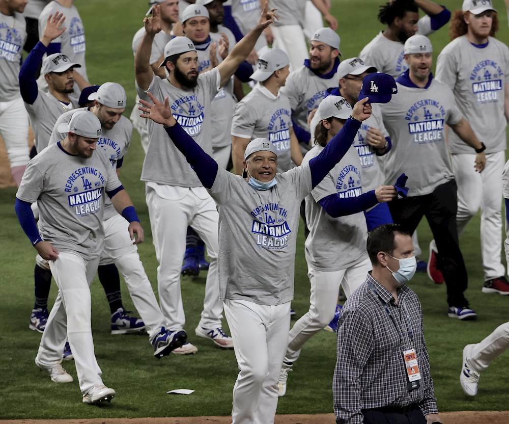 Los Dodgers ganan el título de la Nacional y jugarán la Serie Mundial contra