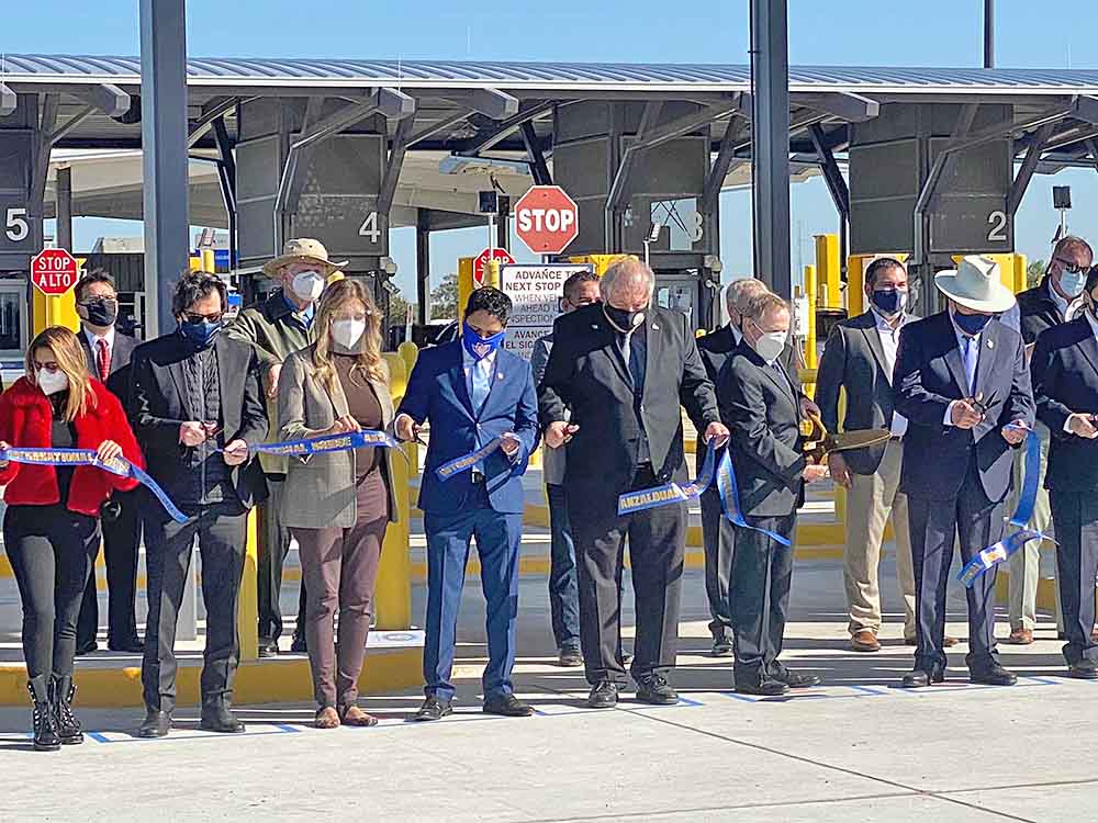 Inauguran nuevos carriles en el puente Anzaldúas
