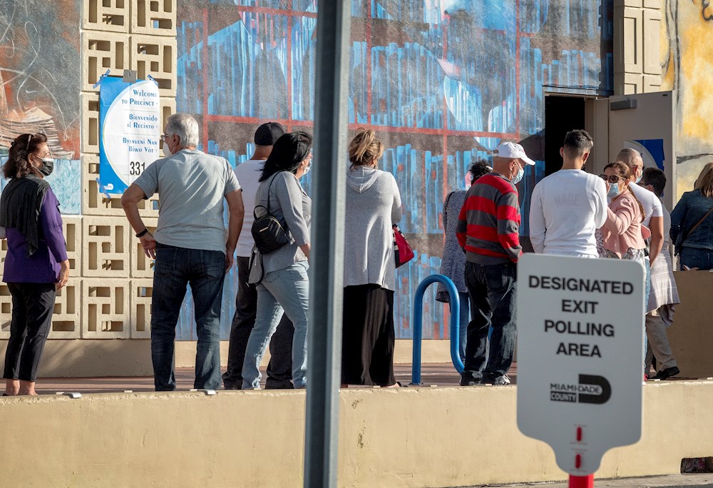 Alta votación temprana anticipa gran participación latina en elecciones clave