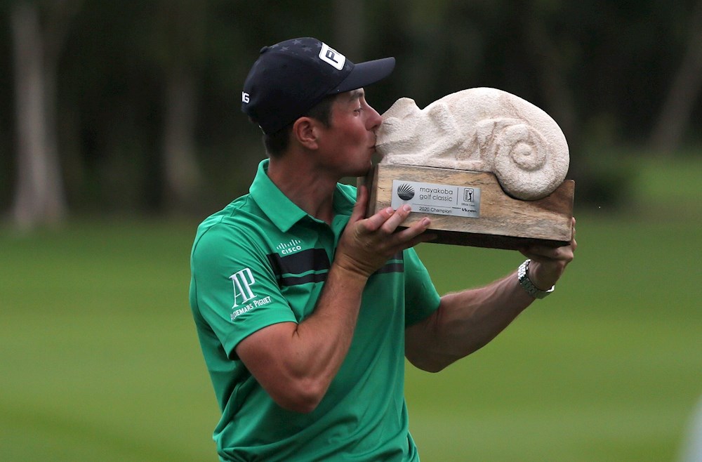 El noruego Hovland gana el Mayakoba Golf Classic