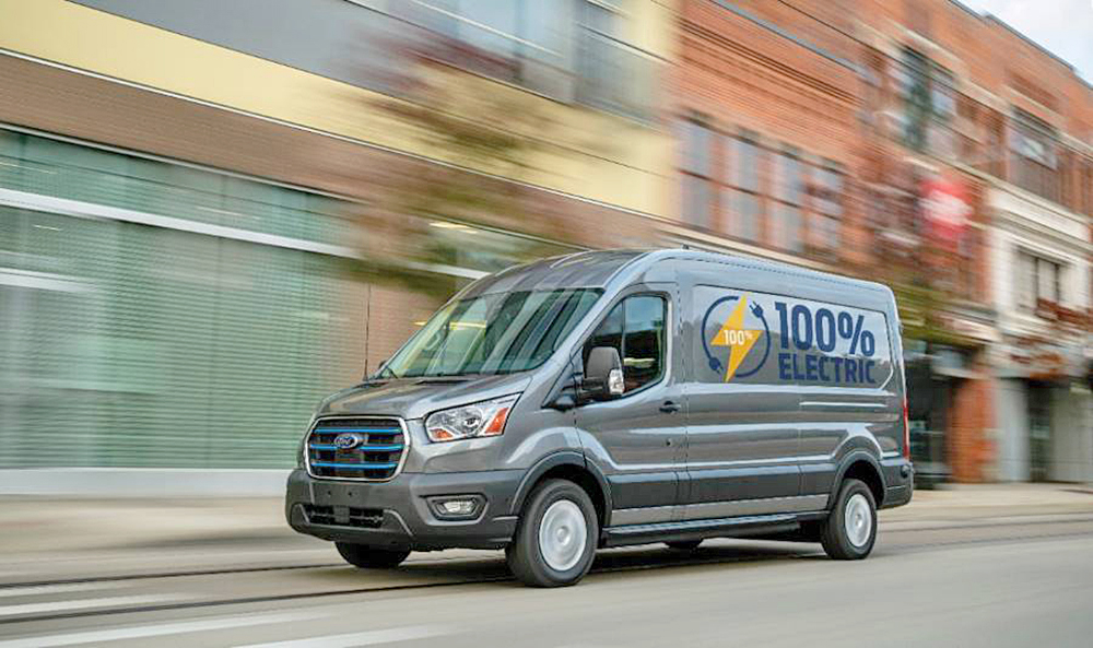 Con el E-Transit del 2022, Ford busca aumentar su dominio del mercado de camionetas 