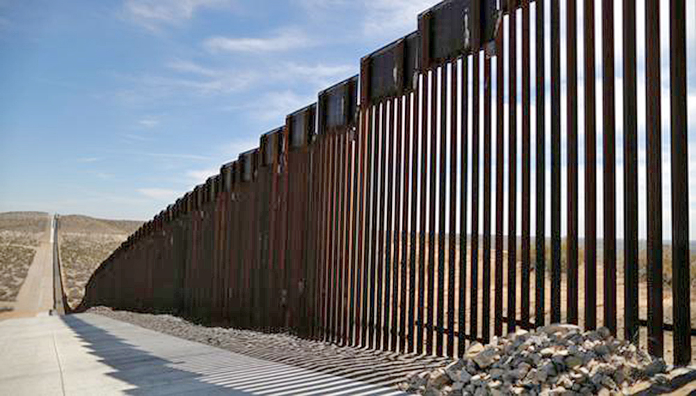 Se detuvo la construcción del muro fronterizo