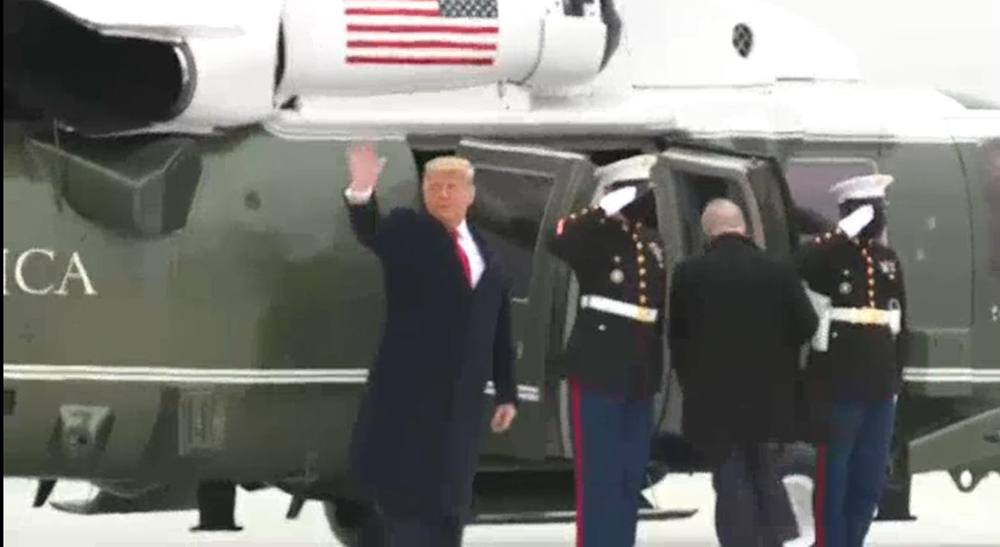 Llegó Trump al Valle; escala en McAllen antes de llegar a Alamo