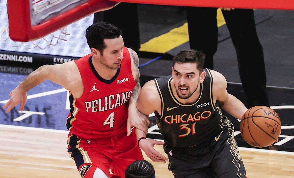 129-116. LaVine y Bulls consiguen marcas en triples