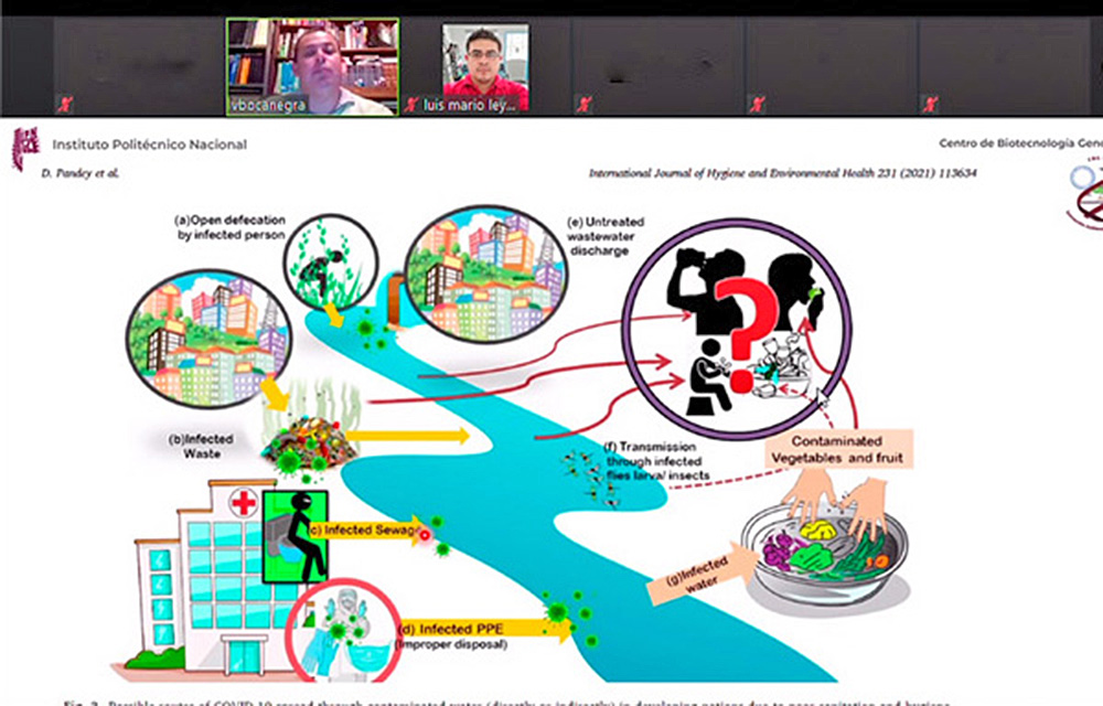 Analizan tema del SARS-CoV-2 y su presencia en el ambiente