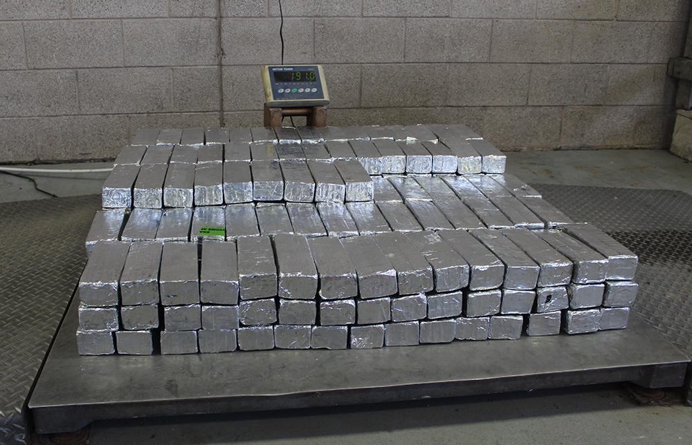 Incautan metanfetamina con valor de más de 8 millones de dólares en el Puente Internacional de Pharr