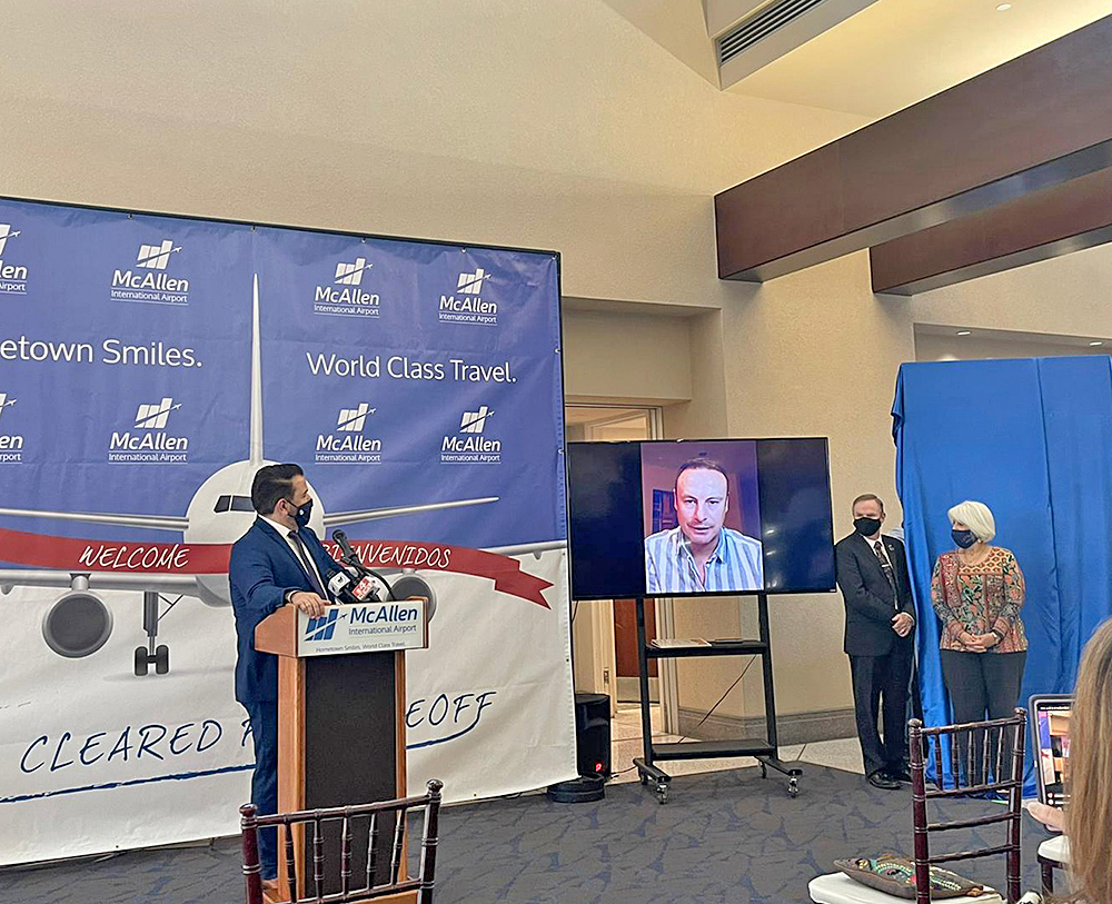 Inician vuelos directos de McAllen a Monterrey