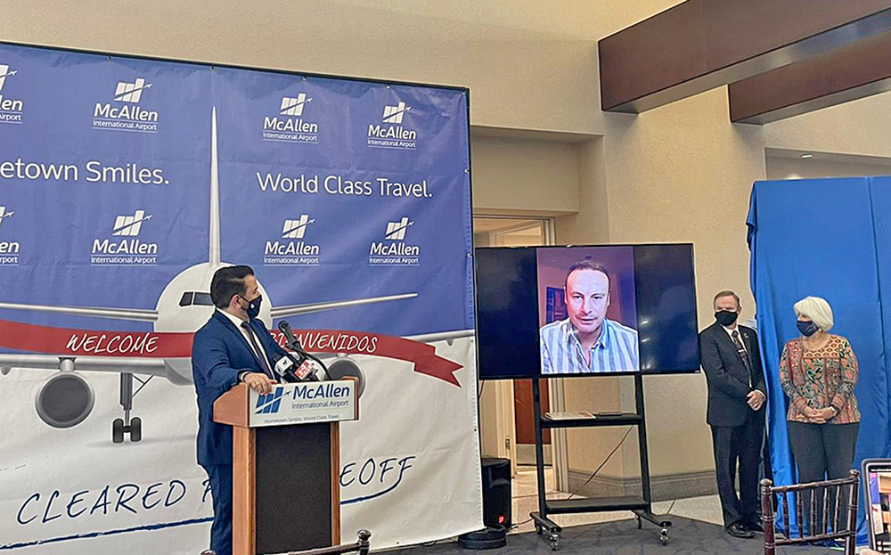 Inician vuelos directos de McAllen a Monterrey