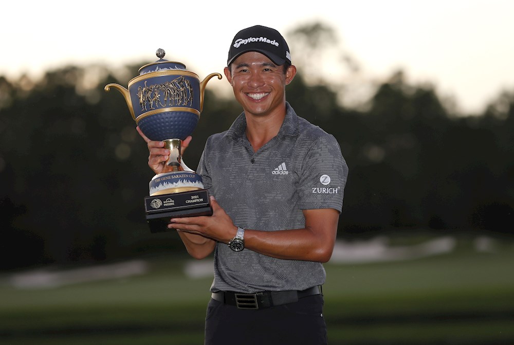 Collin Morikawa, campeón del Workday Championship, recuerda a Tiger y a su abuelo