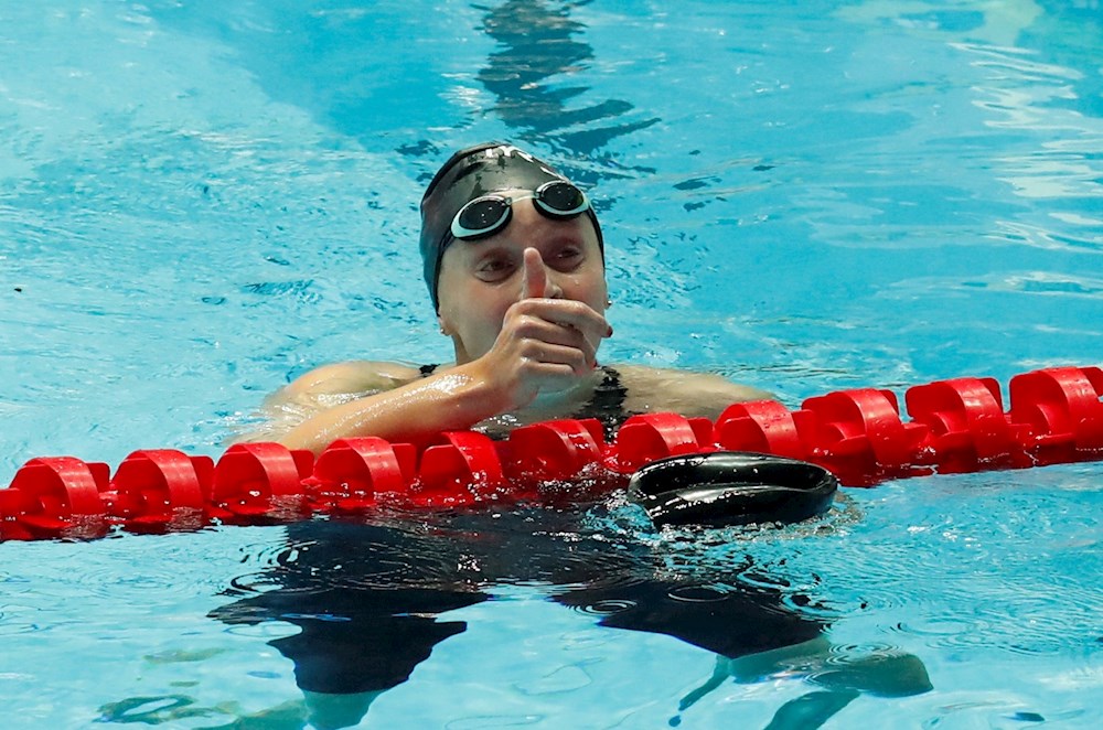 Ledecky regresa a la competición con la mejor marca mundial del año en 1.500